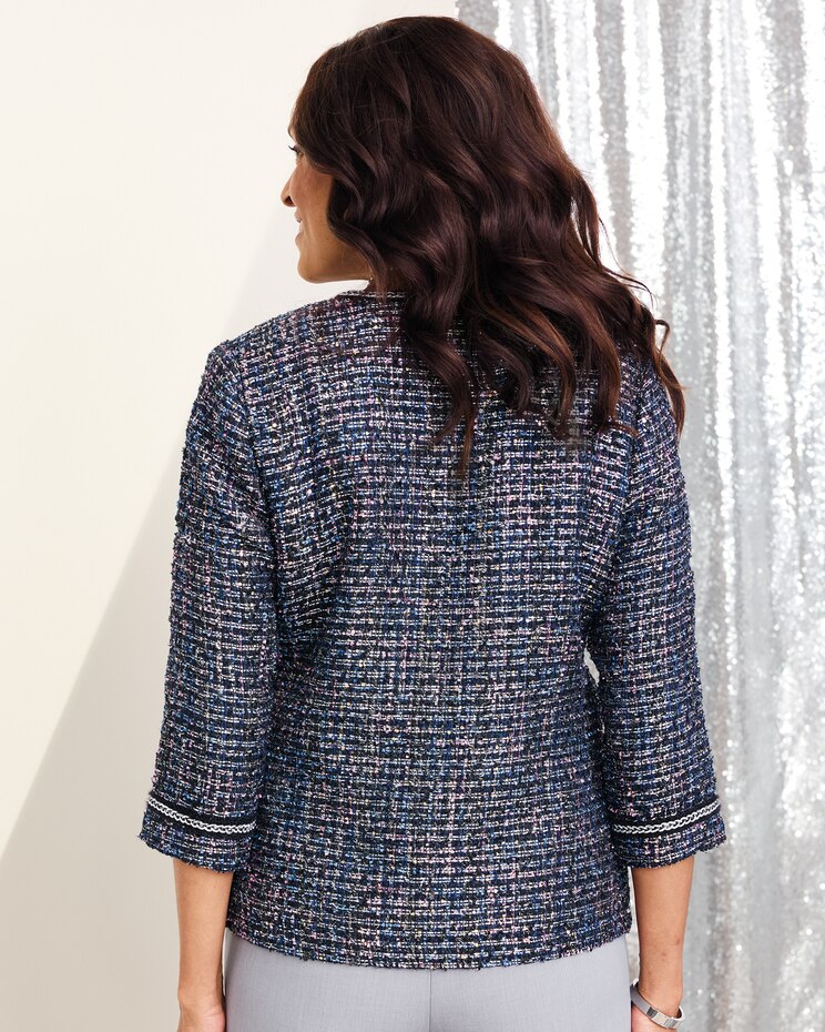 Sequin Skyline Tweed Jacket image number 2