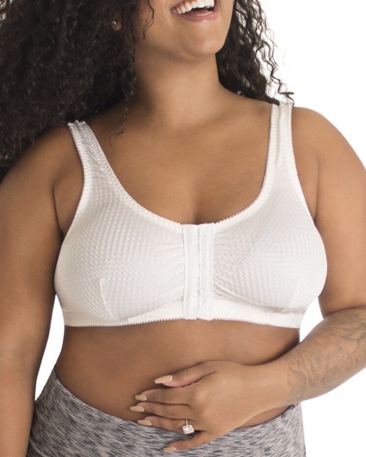 Leading Lady The Marlene Zig-Zag Weave Front-Closure Bra image number 1
