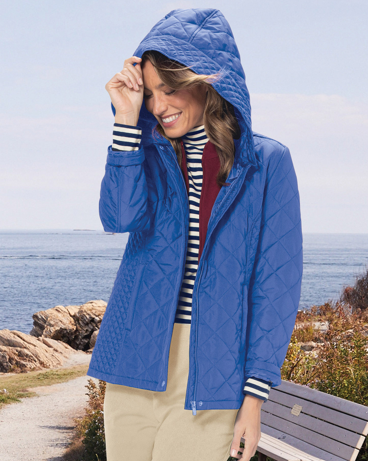 Hooded Quilted Jacket image number 1