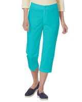 Harbor Twill Comfort-Waist Capris thumbnail number 1