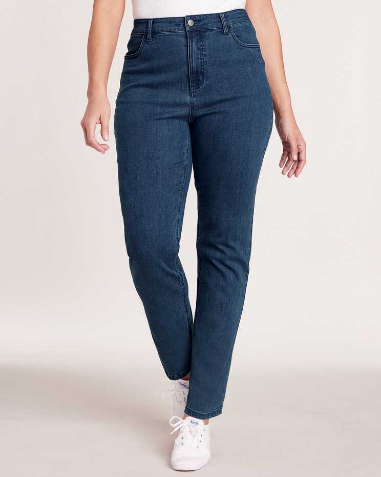 DenimEase Back-Elastic Jeans image number 1