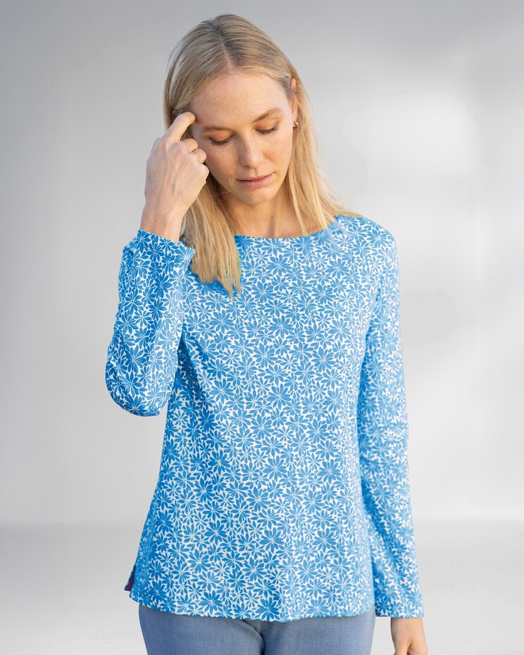 Essential Cotton Shadow Daisy Tee image number 1