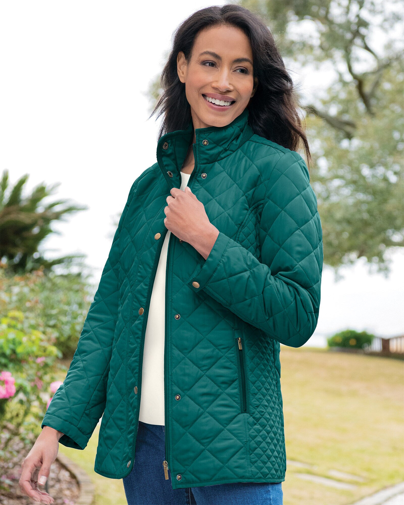 Appleseeds quilted clearance jacket