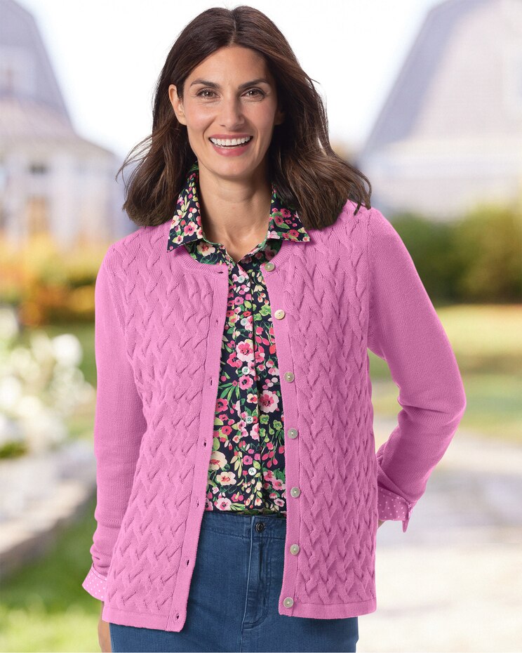 Basketweave Cardigan image number 1