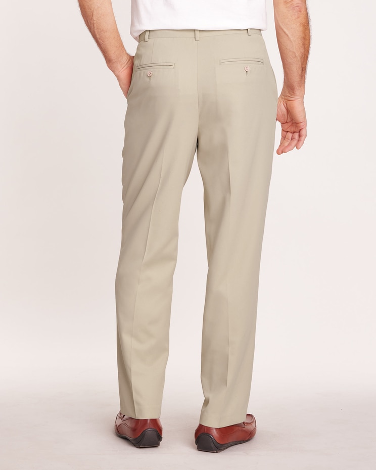 John Blair Adjust-A-Band® Relaxed-Fit Microfiber Pants image number 3