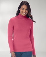 Ribbed Cotton Turtleneck Sweater thumbnail number 1