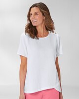 Nantucket Textured-Cotton Popover thumbnail number 1