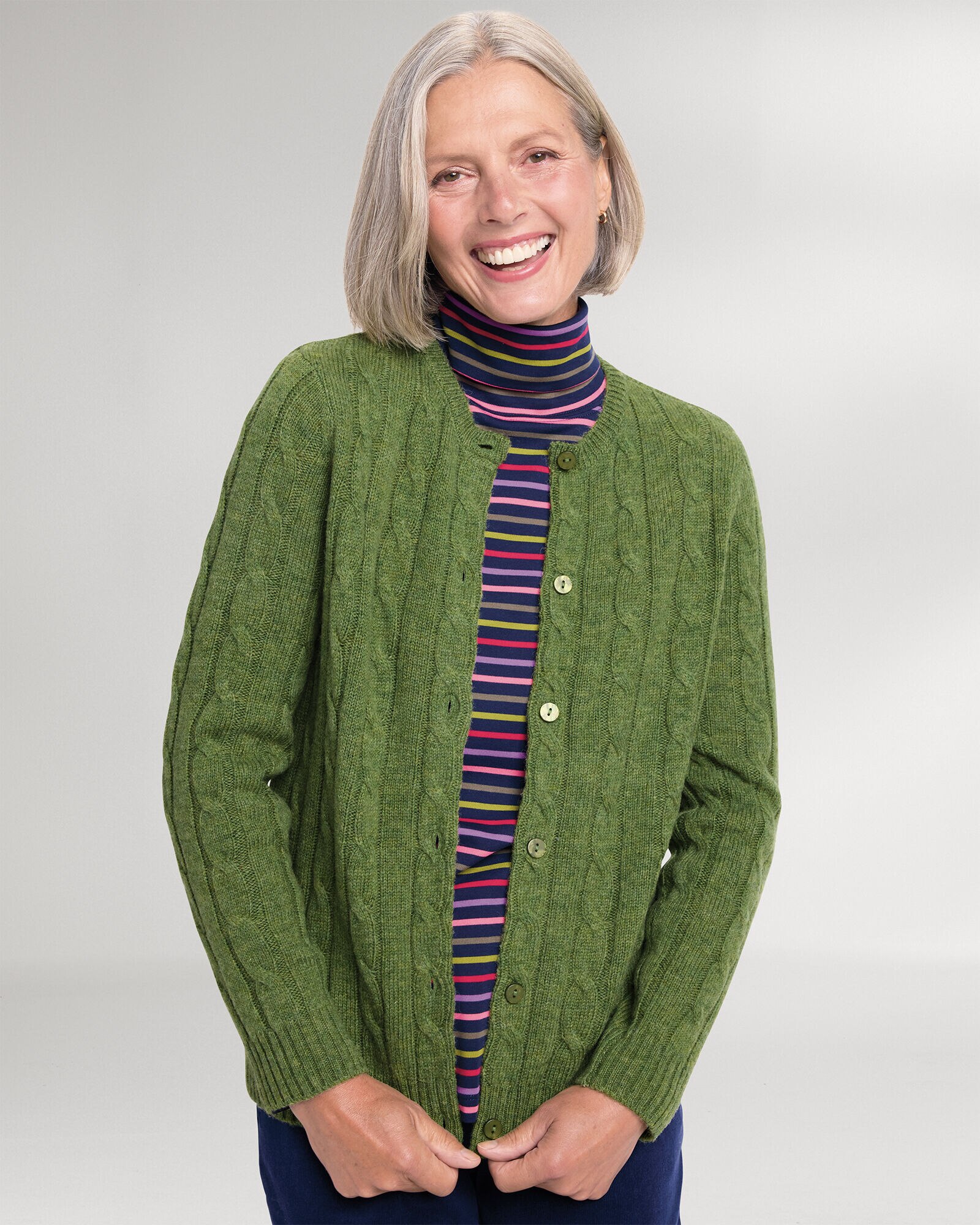 Apple green cardigan sweater online