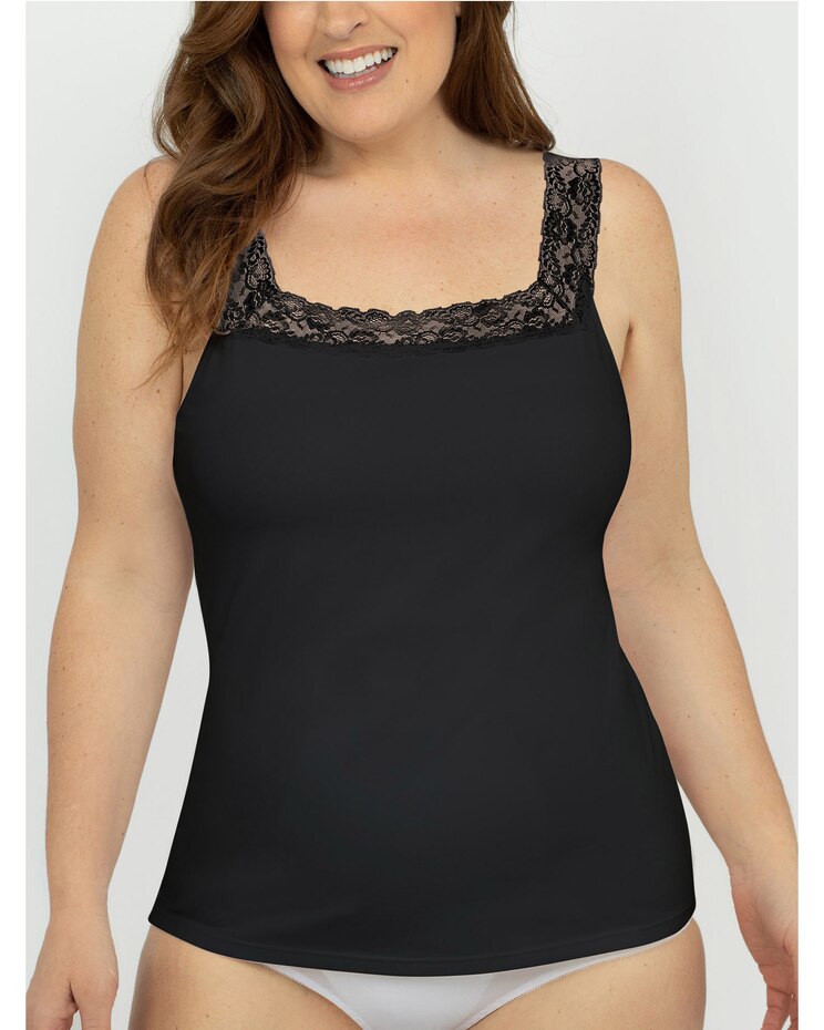 Reversible Lace Neckline Camisole image number 2