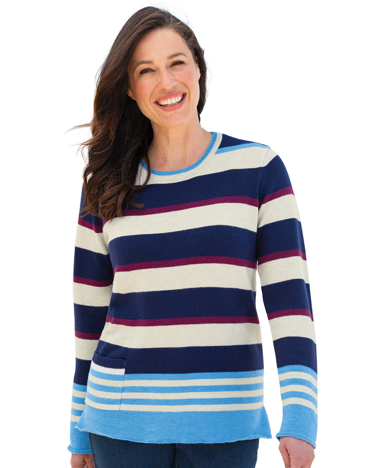 Comfy Stripe Sweater image number 1