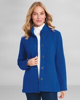 Cambridge Cabled Knit Jacket thumbnail number 1