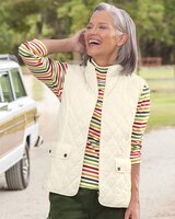 Berkshire Solid Quilted Vest thumbnail number 1