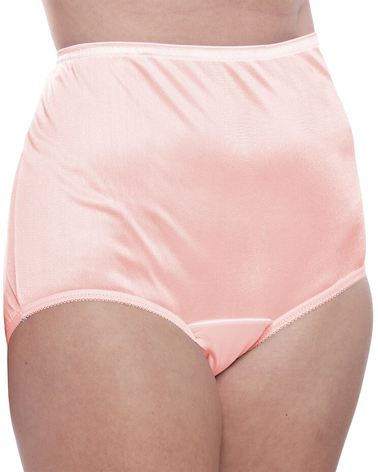100% nylon full coverage panties - 4-pk image number 1