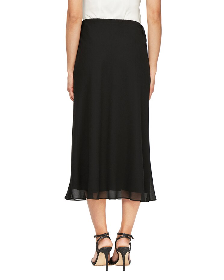 Tea-Length A-Line Georgette Skirt image number 2