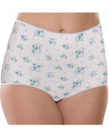 100% Printed Cotton Full Coverage Panty, 6-Pack thumbnail number 3