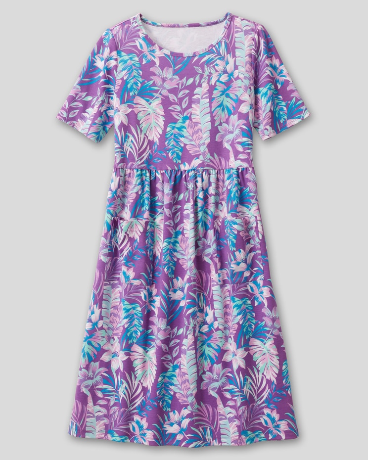 Boardwalk Knit Print Weekend Dress image number 2