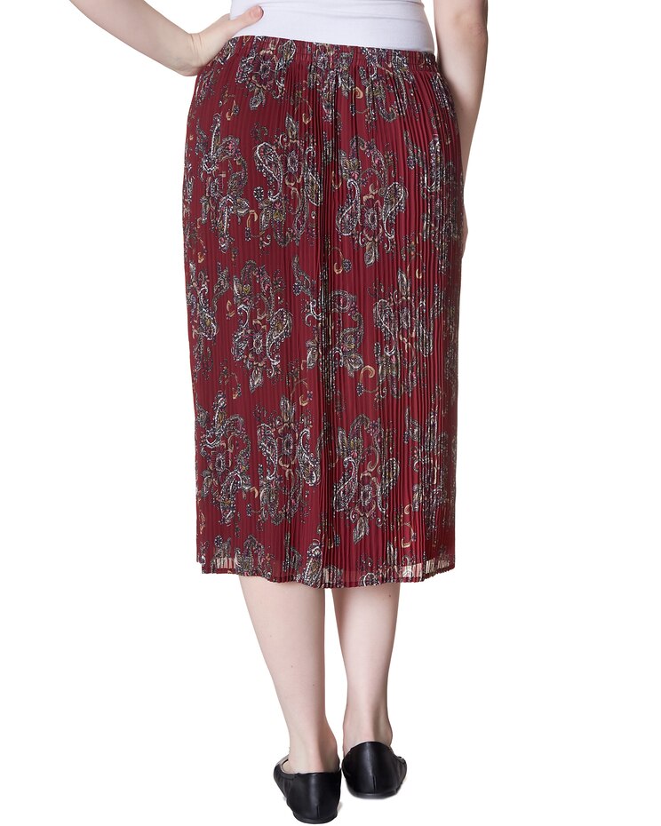 Alfred Dunner® Mulberry Street Casual Long Paisley Skirt image number 2