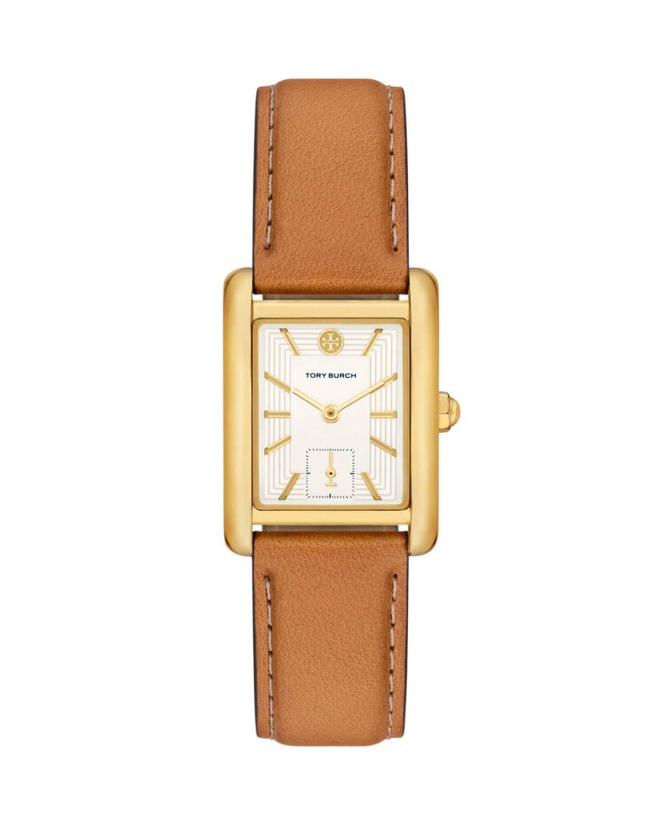 Tory Burch Leather Strap Eleanor Watch image number 1