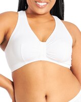 Leading Lady Indy Cotton Front-Close Lace Racerback Bra thumbnail number 1
