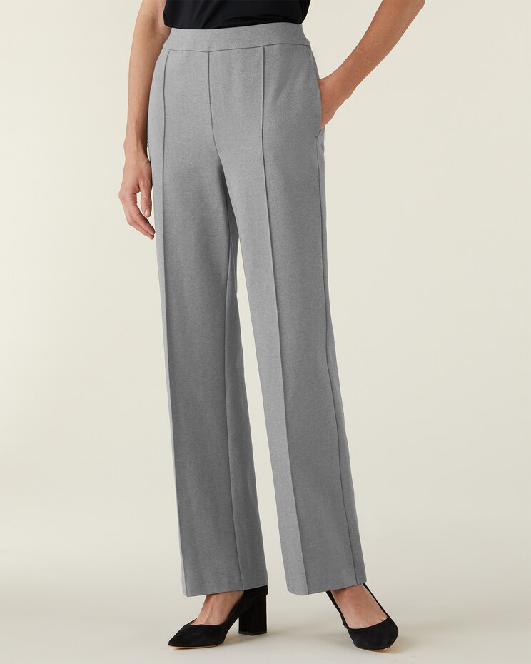 Slimtacular® Ponte Wide-Leg Pants image number 1