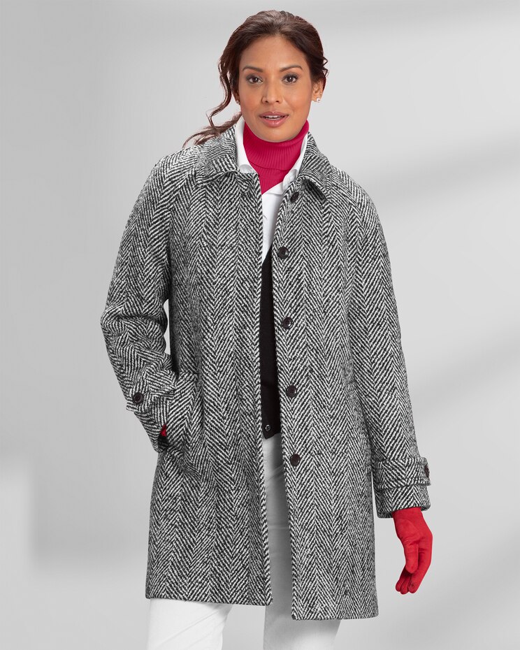 Wool Balmacaan Coat image number 1