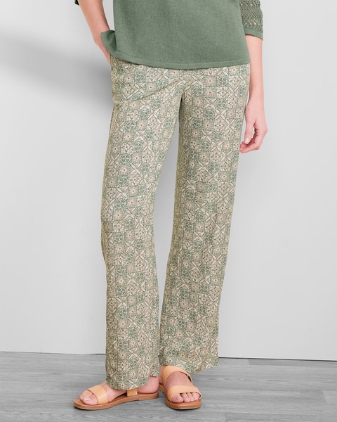 Batik Tiles Crinkle Pants 
