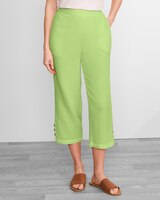Nantucket Textured-Cotton Capris thumbnail number 1