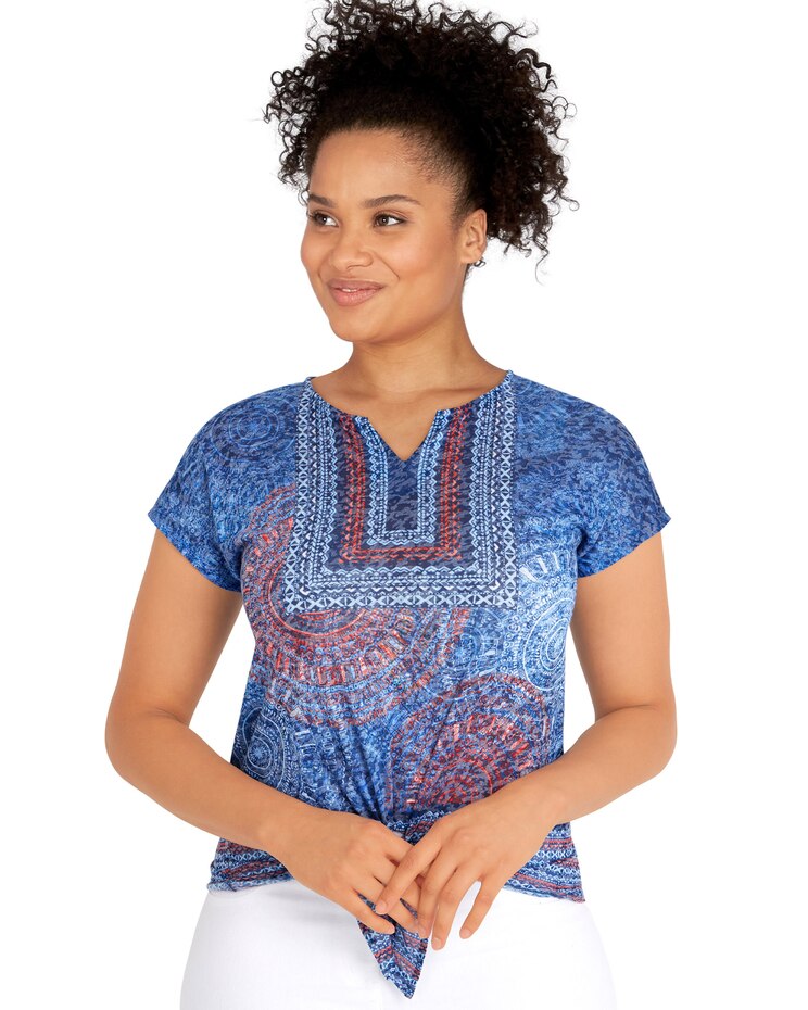 Ruby Rd® Dynamic Tie Top image number 1