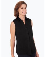 Foxcroft Taylor Essential Stretch Non-Iron Sleeveless Shirt thumbnail number 1