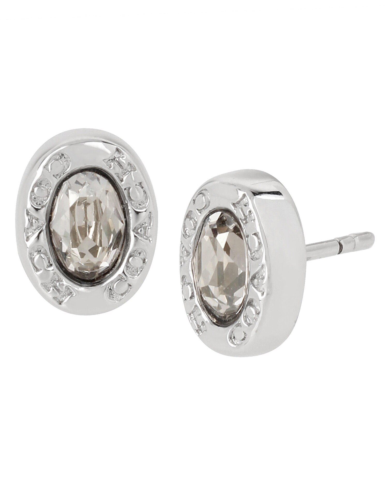 Coach silver clearance earrings