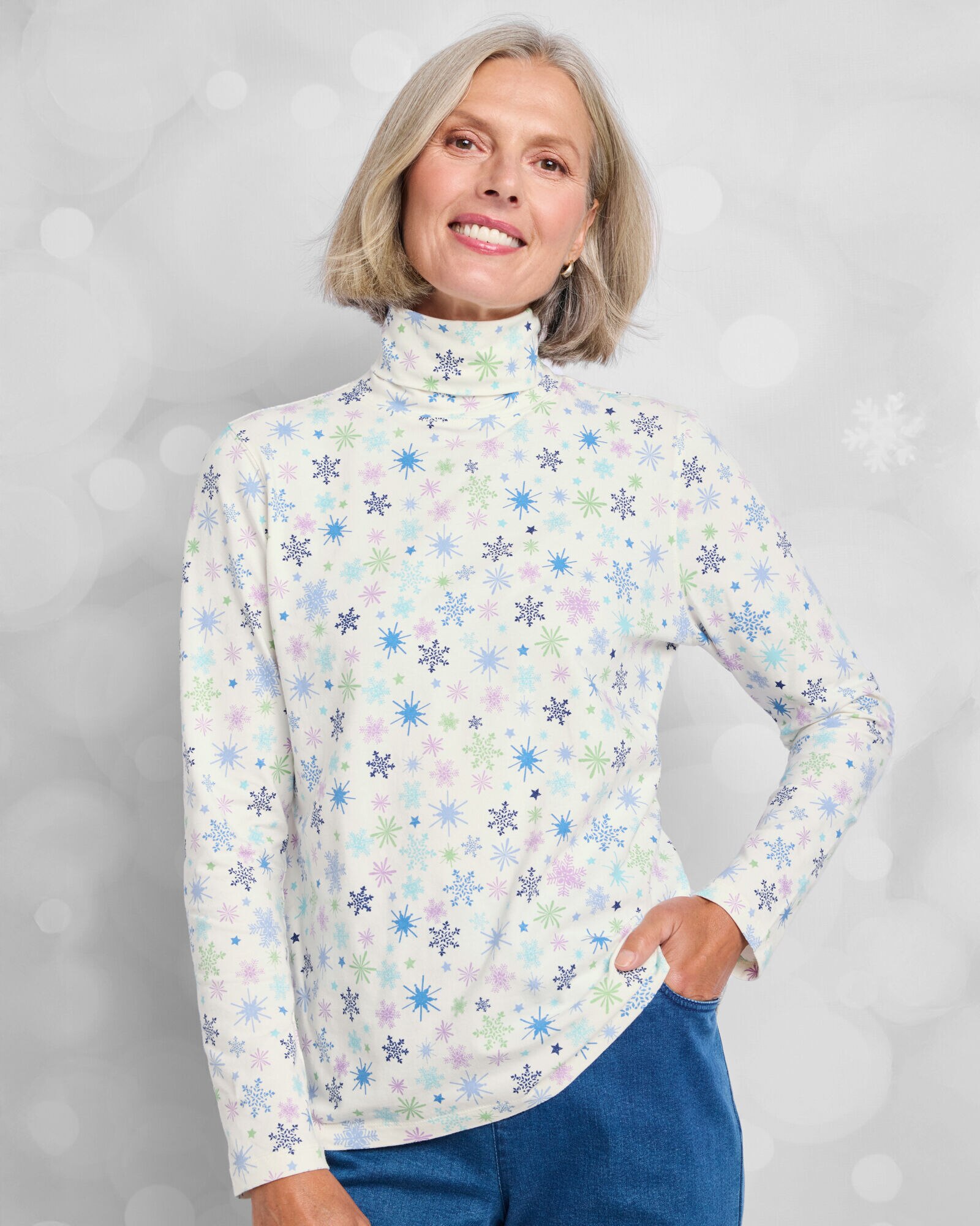 Snowflake turtleneck online
