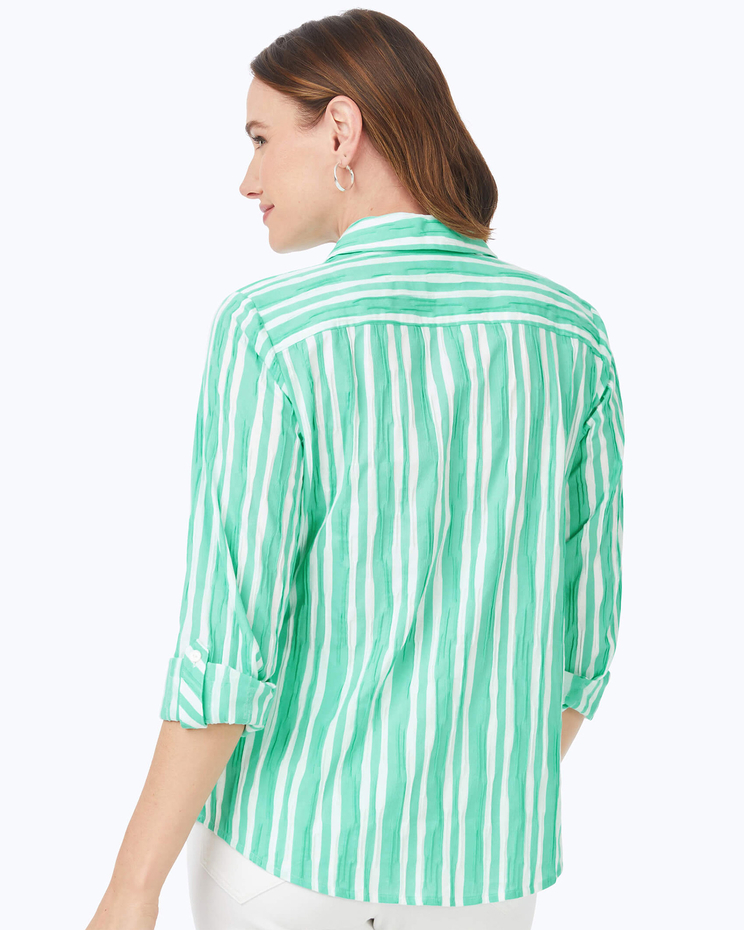 Hampton Long Sleeve Beach Stripe Shirt image number 3