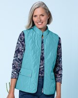 Berkshire Solid Quilted Vest thumbnail number 1
