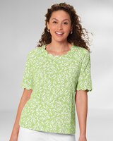 Prima™ Cotton Beachcomber Scallop Tee thumbnail number 1