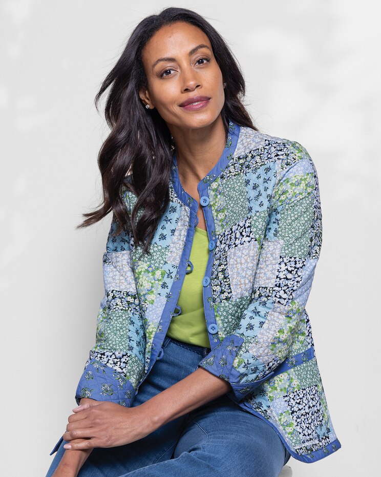Zen Garden Reversible Quilted Jacket image number 1