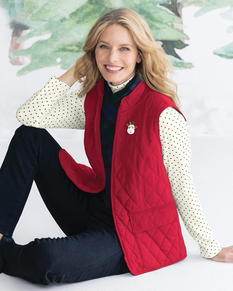 Berkshire Solid Quilted Vest