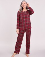 Comfy & Cozy Satin Trim Pajamas thumbnail number 1