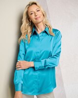 Satin Big Shirt thumbnail number 1