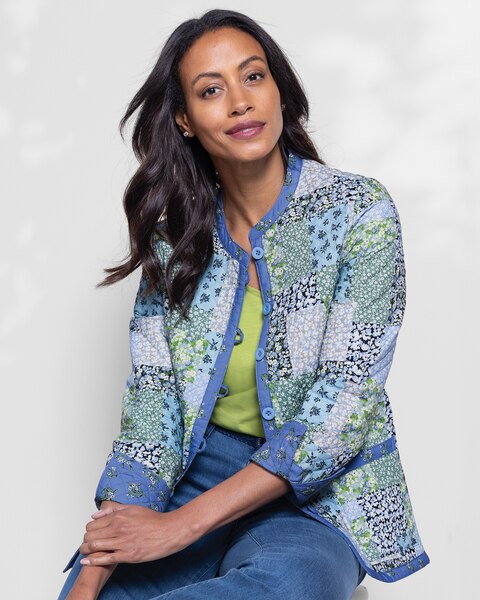 Zen Garden Reversible Quilted Jacket