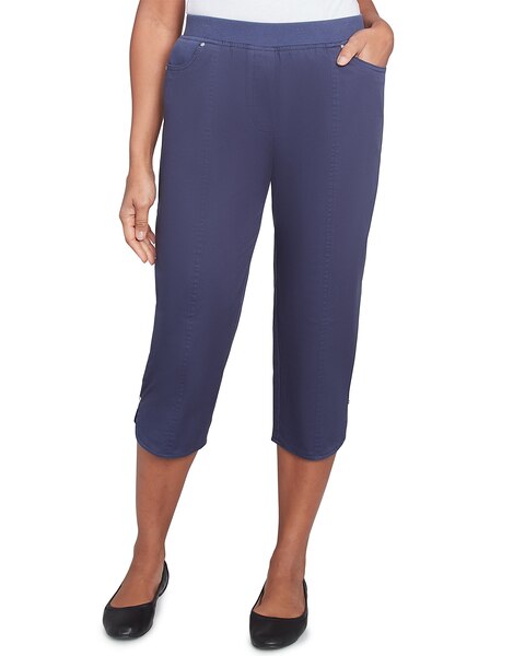 Alfred Dunner® Nantucket Tailored Tulip Hem Capri Pants
