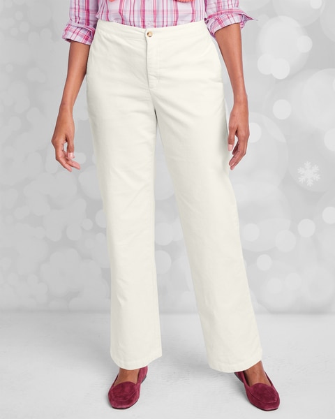Stretch Pincord Relaxed Straight Leg
