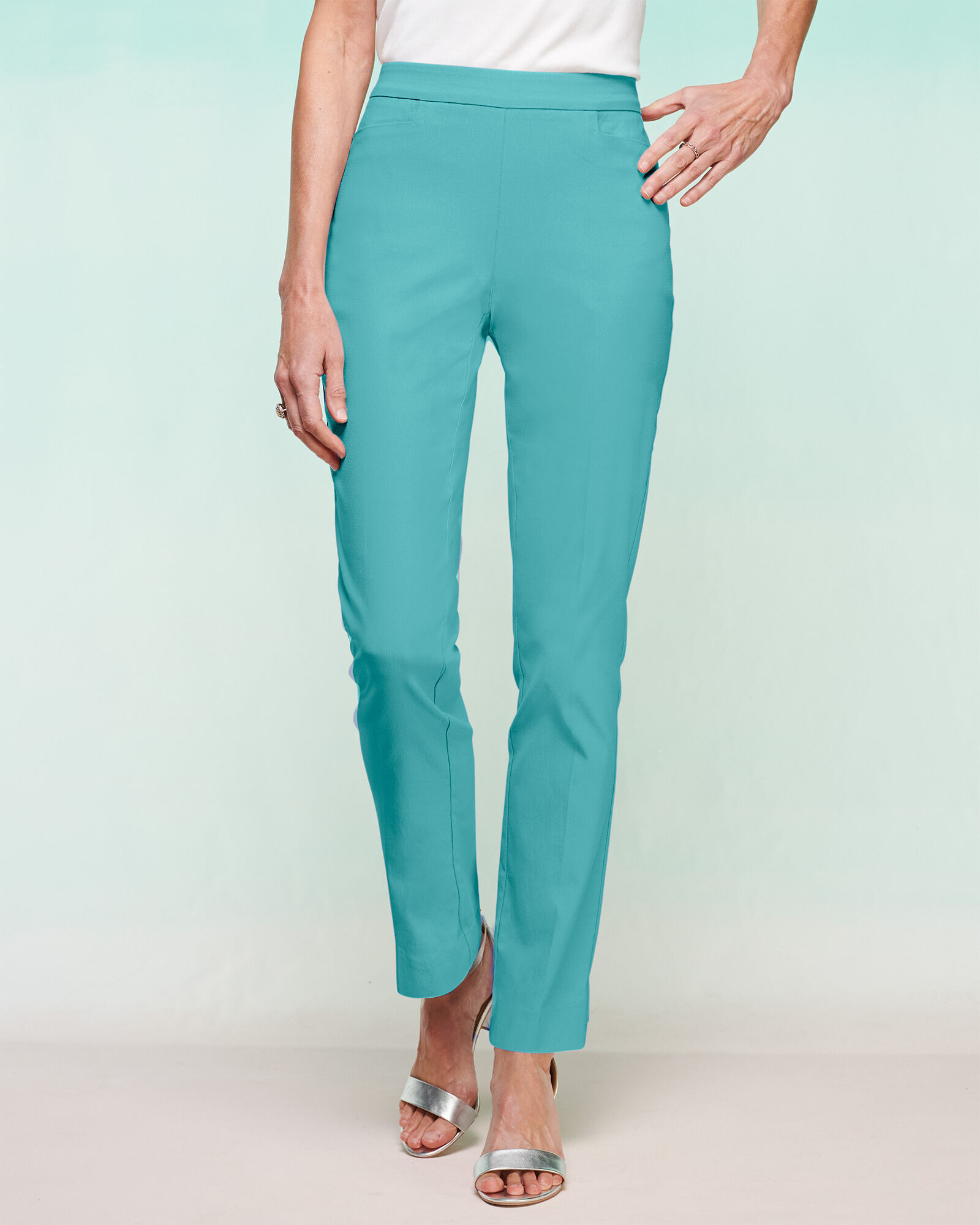 Slimtacular® Textured Tapered Pants