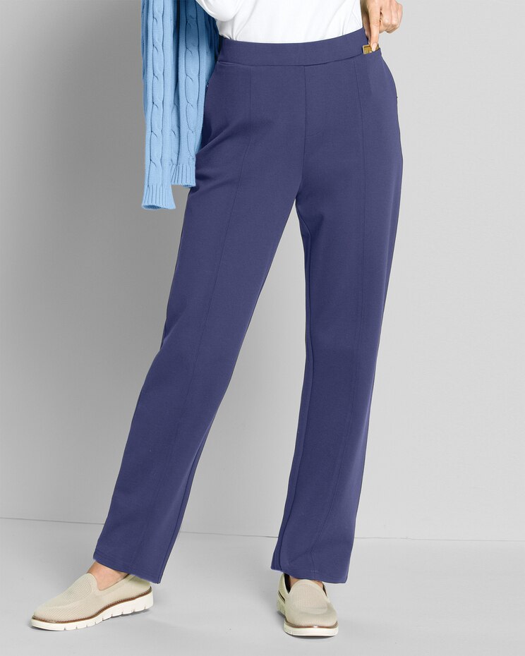 FlexKnit 7-Pocket Straight Pull-On Pants image number 1