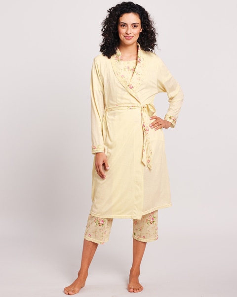 Floral Roses Robe