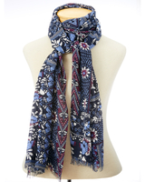 Mulberry Patchwork Oblong Scarf thumbnail number 1