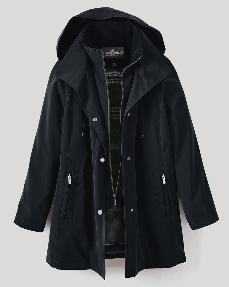 Fleet Street® Short Three-Season Raincoat image number 6