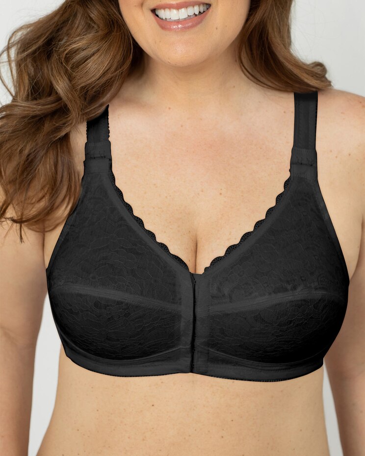 Front Close Soft Cup Posture Bra image number 1
