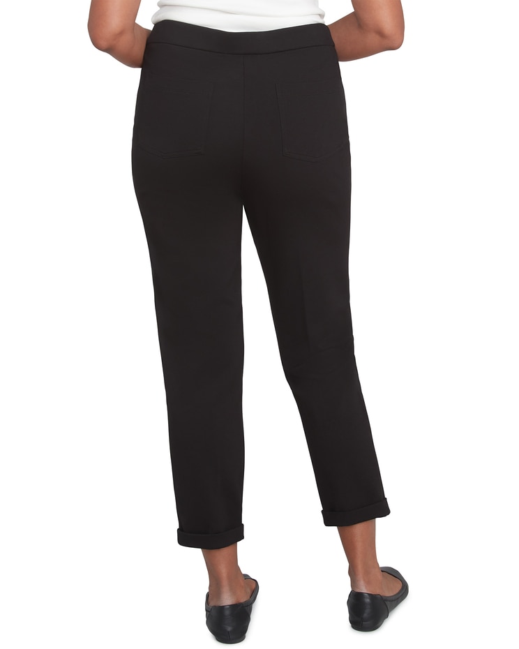 Alfred Dunner® Romancing The Stone Cuffed Ankle Pant with Slash Pockets image number 5