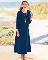 Boardwalk Solid Sleeveless Maxi Knit Dress thumbnail number 3