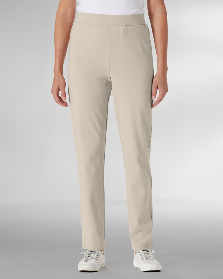 Everyday Knit Zip-Pocket Slim Pants image number 1
